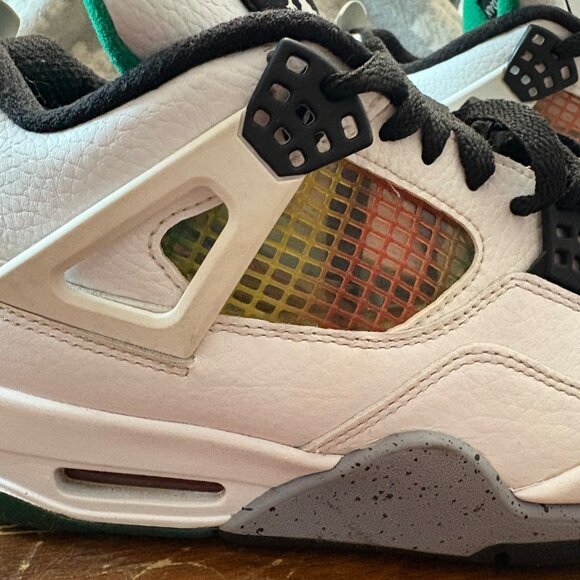 Jordan Women's Jordan 4 Rasta Green - Picture 10 of 16